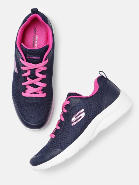 

Skechers Women Navy Blue & Pink Dynamight 2.0 Special Sneakers