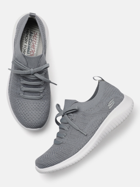 

Skechers Women Grey ULTRA FLEX - STATEMENTS Sneakers