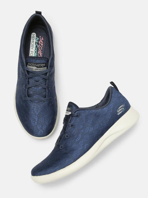 

Skechers Women Navy Blue SPECTRUM - ON THE MOVE Lightweight Sneakers