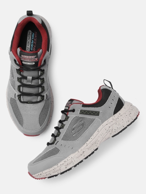 

Skechers Men Grey Oak Canyon Leather Sneakers