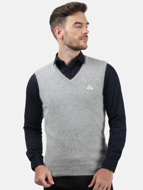 

Monte Carlo Men Grey Wool Sweater Vest