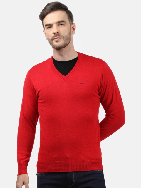

Monte Carlo Men Red Wool Pullover