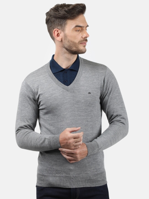 

Monte Carlo Men Grey Wool Pullover