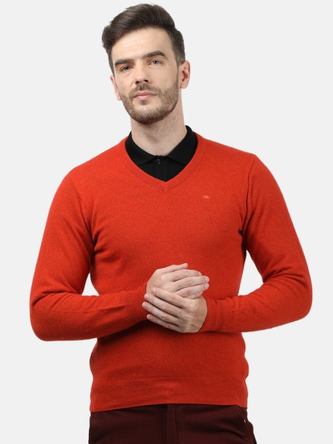 

Monte Carlo Men Orange Wool Sweater Vest
