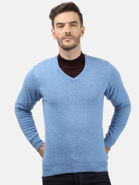 

Monte Carlo Men Blue Sweater Vest