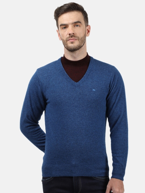 

Monte Carlo Men Blue Sweater Vest