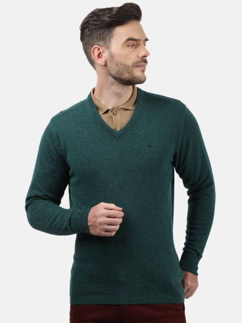 

Monte Carlo Men Green Wool Pullover