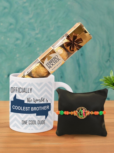 

TIED RIBBONS Bhai Rakhi Mug & Chocolates Combo Gift Set, Multi