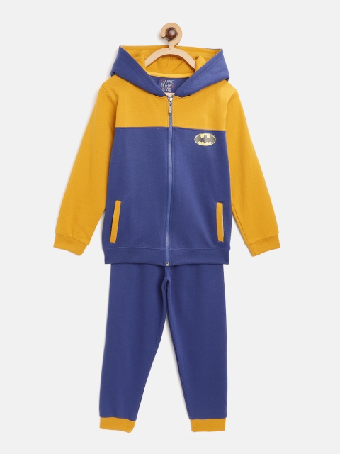 

GAME BEGINS Boys Assorted Cotton Colourblocked Hooded Tracksuit