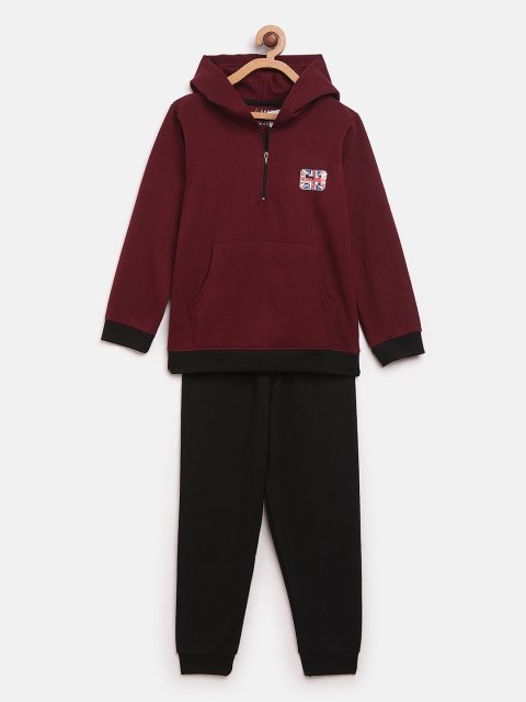 

GAME BEGINS Boys Assorted Pure Cotton Solid Tracksuit