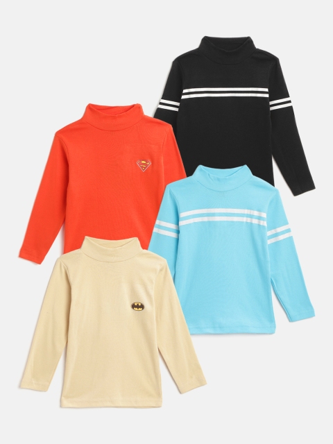 

GAME BEGINS Boys Pack of 4 Assorted Premium Cotton T-shirts