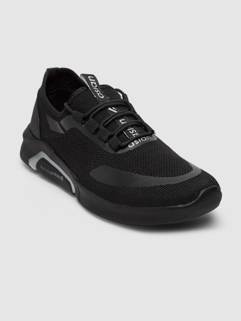 

ASIAN Men Black Asian Men's Creta-02 Mesh Regular Running Shoe