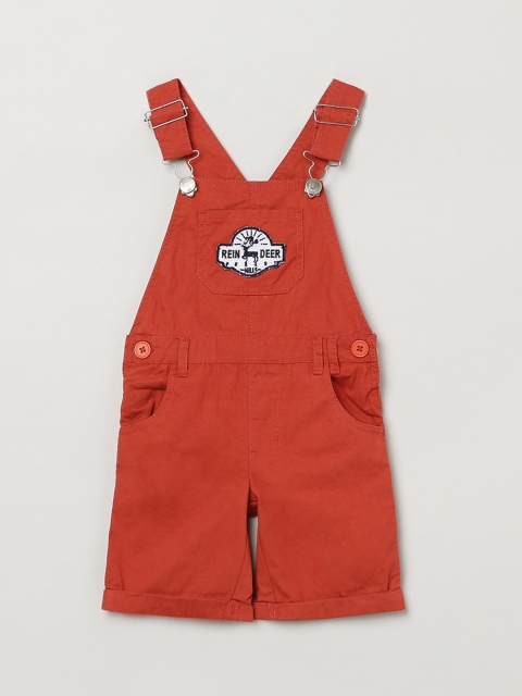 

max Boys Rust Regular Dungarees