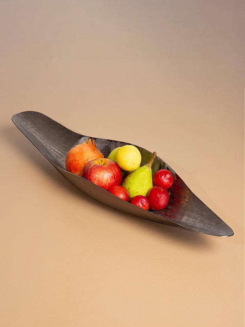 

ellementry Black Textured Metal Platter