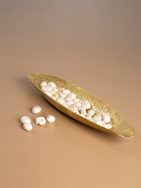 

ellementry Gold-Toned Metal Textured Platter