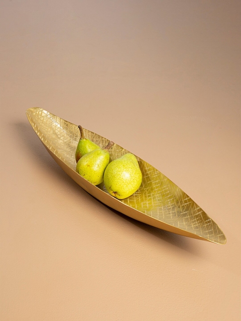 

ellementry Gold-Toned Textured Metal Platter