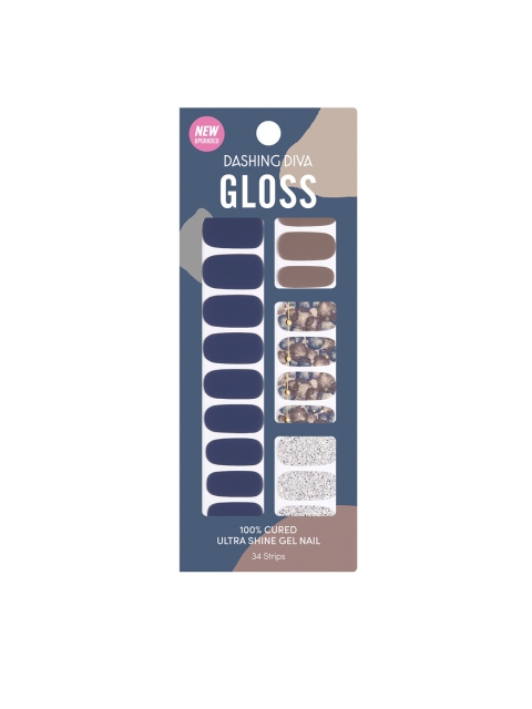

DASHING DIVA GLOSS Pearl Button Nail Essentials, Blue
