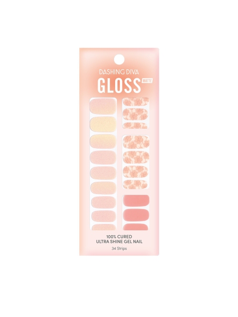 

DASHING DIVA GLOSS Blossom Shower Nail Essentials, Peach