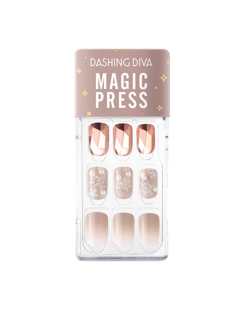 

DASHING DIVA MAGICPRESS Sunset Snow Nail Essentials, Copper