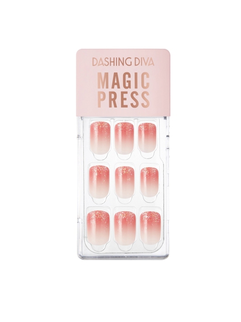 

Dashing Diva Peach & White Apricot Gradation MagicPress Nails 24 pcs