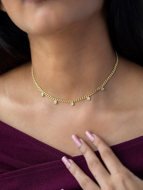 

SHAYA Women Gold-Toned & Gold-Plated Necklace