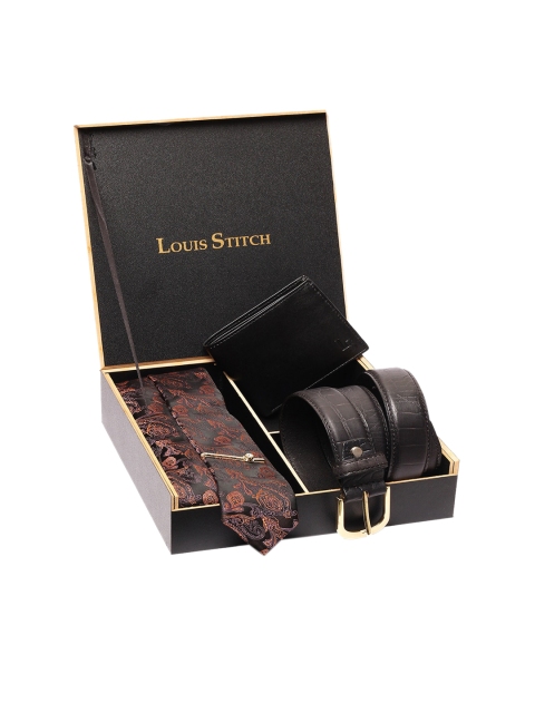 

LOUIS STITCH Men Accessory Gift Set, Brown