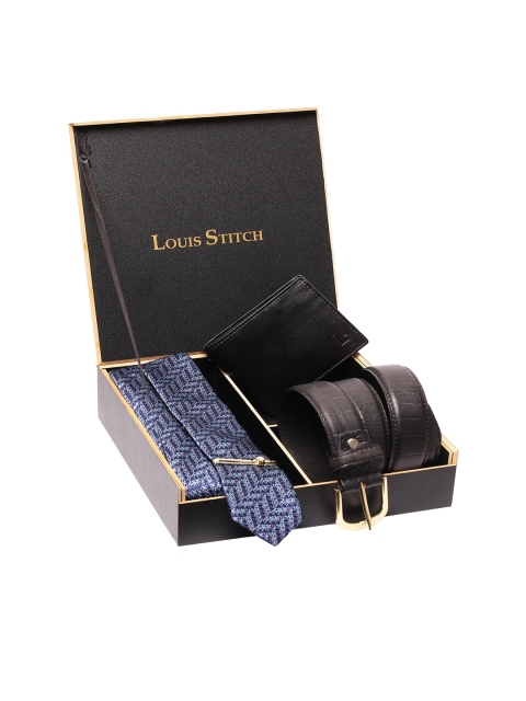 

LOUIS STITCH Men Blue & Black Accessory Gift Set