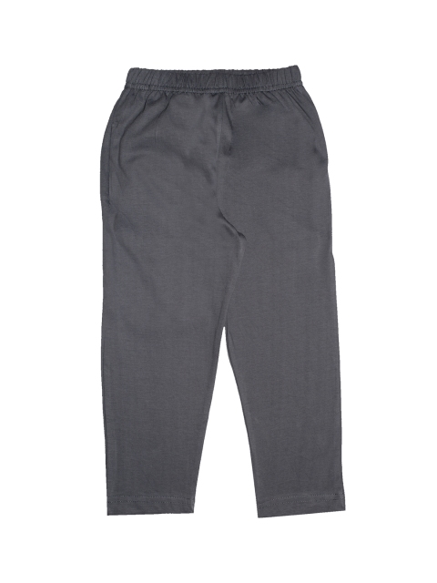 

Boys Solid Pyjama Pant With Single Pocket, Charcoal
