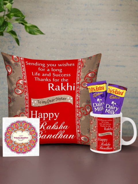 

TIED RIBBONS Multicoloured Rakhi Gift Set, Multi