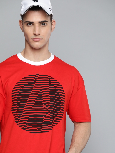 

Kook N Keech Marvel Men Red & Black Avengers Printed Pure Cotton T-shirt