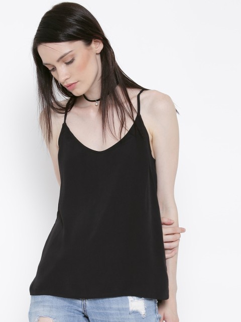 

FOREVER 21 Black Flared Top
