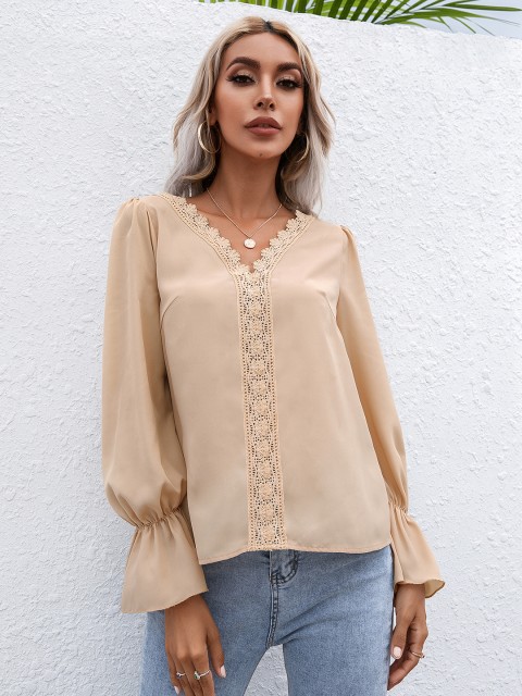 

URBANIC Beige Regular Top