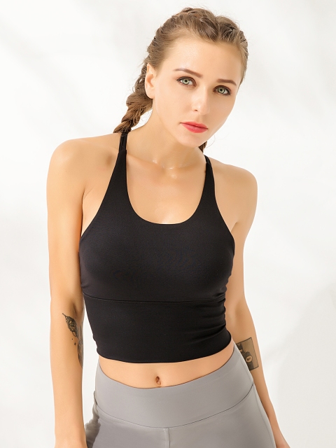 

URBANIC Black Workout Bra Lightly Padded