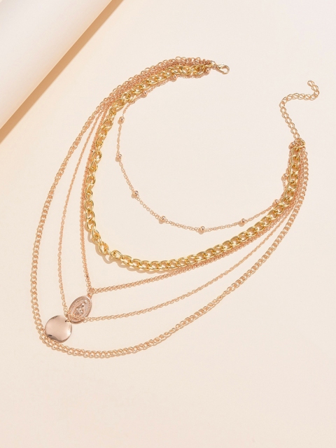 

URBANIC Gold-Toned Layered Necklace