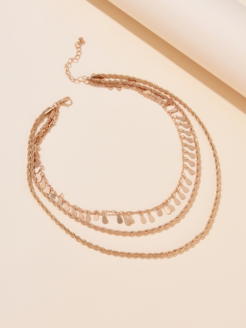 

URBANIC Gold-Toned Layered Necklace