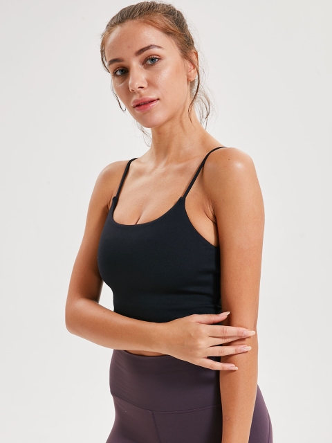 

URBANIC Black Workout Bra Lightly Padded
