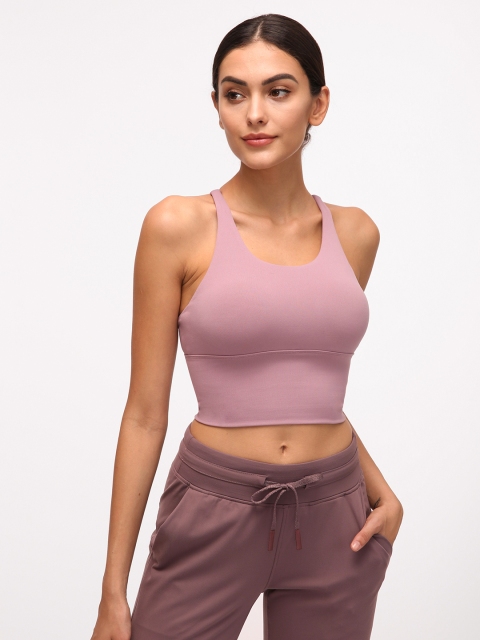 

URBANIC Purple Workout Bra Lightly Padded