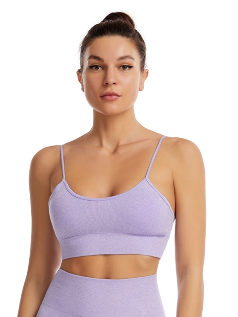 

URBANIC Lavender Workout Bra Lightly Padded