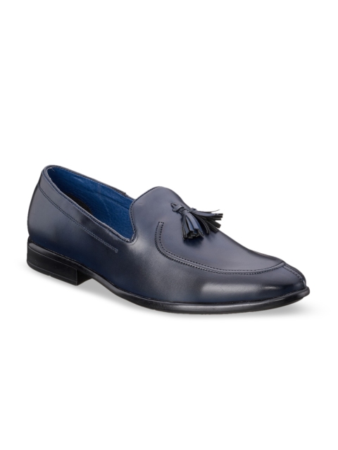

Duke Men Blue Solid Formal Loafers