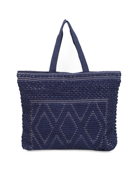 

Diwaah Blue Oversized Shopper Cotton Shoulder Bag