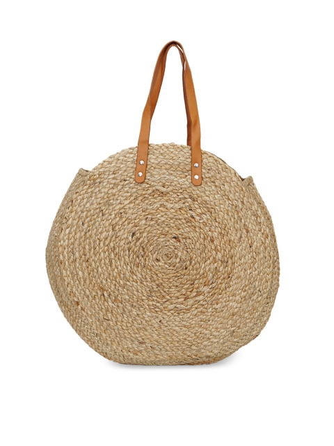 

Diwaah Beige Oversized Shopper Jute Shoulder Bag
