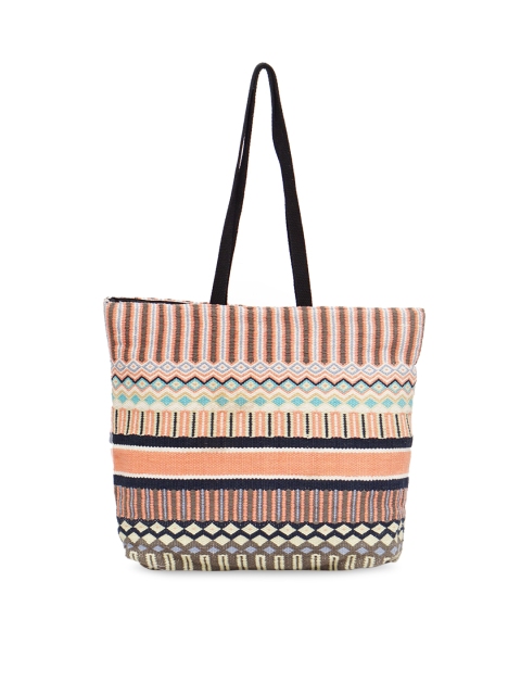 

Diwaah Multicoloured Geometric Printed Shopper Tote Bag, Multi