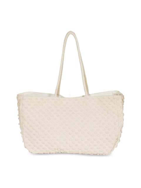 

Diwaah Off White Oversized Structured Shoulder Bag
