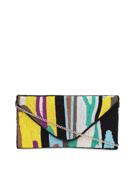 

Diwaah Multicoloured Abstract Printed Structured Sling Bag, Multi