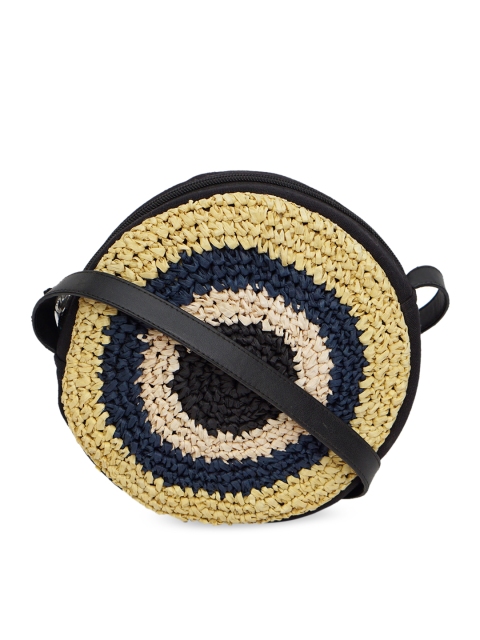 

Diwaah Multicoloured Colourblocked Structured Sling Bag, Multi