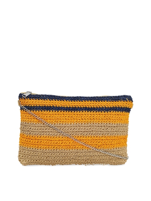 

Diwaah Multicoloured Self Design Structured Sling Bag, Multi