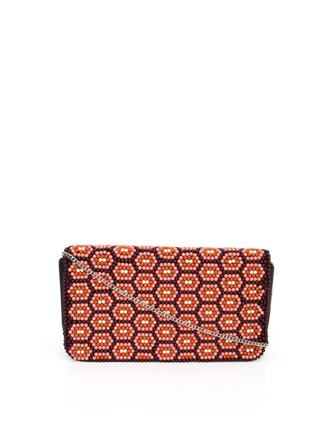 

Diwaah Multicoloured Embellished Foldover Clutch, Multi