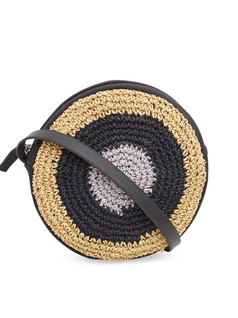 

Diwaah Multicoloured Colourblocked Structured Sling Bag, Multi