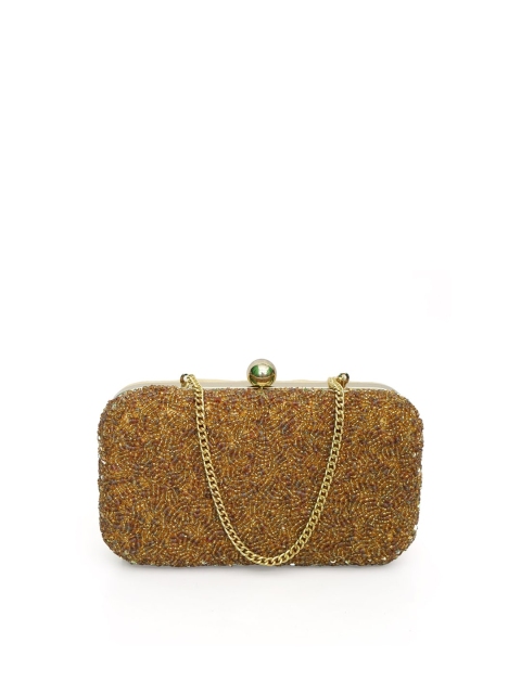 

Diwaah Gold-Toned Embellished Box Clutch
