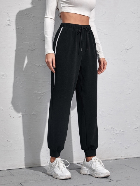 

URBANIC Women Black Solid Joggers